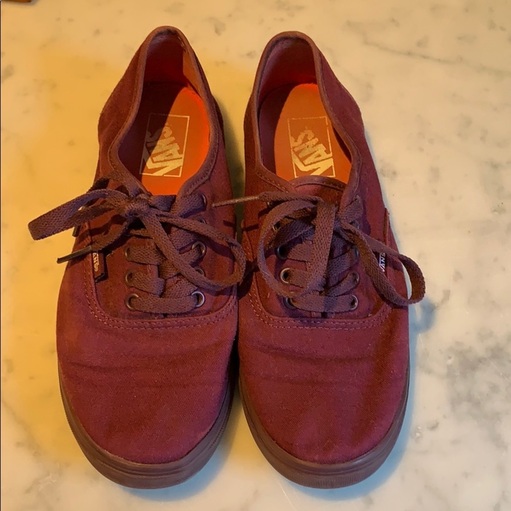 Maroon Vans